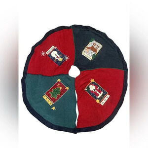 Vintage Christmas tree skirt